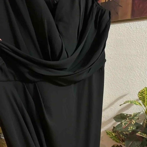 City Chic Entwine black maxi formal party cocktail dress plus size small 20 New‎ - Picture 10 of 13